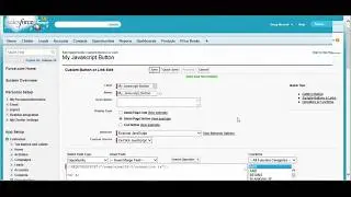 Creating Custom Javascript Buttons in Salesforce