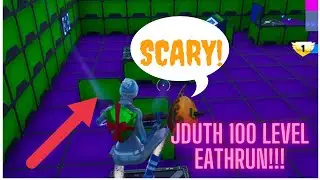 Trying out JDUTH'S 100 level default DEATHRUN! Fortnite