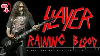 Slayer - Raining Blood (🔴Bass Tabs | Notation) 