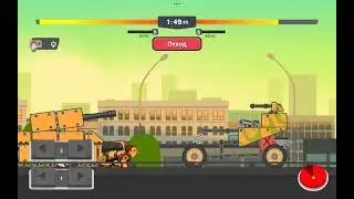 я вернулся, построил новый танк и сразился в supertank