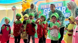 Penampilan Anak PAUD CBC senam buah2an