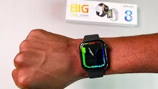 Apple Watch Series 8 Replica W99 Max - Unboxing and Setup