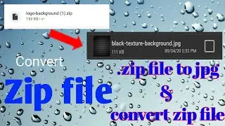 How to convert zip file to jpg