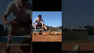 Mastering the drop step! #baseball #sports #infielddrills #infield #mlb