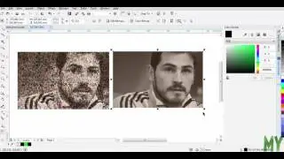 TUTORIAL CORELDRAW Membuat Foto Mozaik
