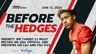 Priority WR target CJ Wiley recaps his UGA official visit | Before The Hedges