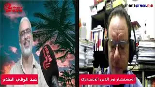 العلاقة الزوجية المتينة مع المستشار الخضراوي في برنامج اجابي في حلة جديدة