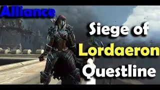 BFA - Siege of Lordaeron Questline & Scenario Walkthrough - All Cinematics