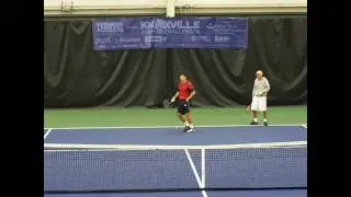Taylor Dent Practice - Serving, Overheads, Returns - 2009 Knoxville Challenger