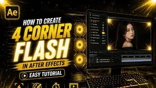 How to Create a 4-Corner Flash Swipe Effect in After Effects | Easy Tutorial