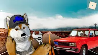 ПОЕЗДКА НА 5000 М НА МАШИНЕ ROBLOX | a dusty trip