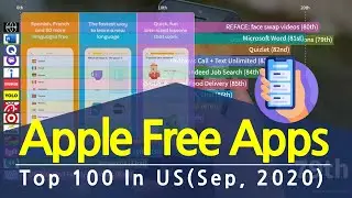 Apple Free Apps Top 100 in US(Sep, 2020)
