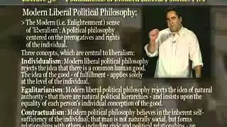 Introduction to Philosophy: Lecture 30 - The Foundations of Modern Liberal Politics