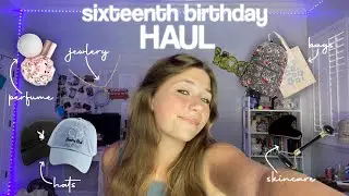 what I got for my sixteenth birthday! // HAUL