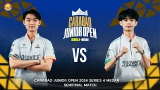 CARABAO JUNIOR OPEN 2024 SERIES 4 MEDAN | JOSE - JFLOWERS VS RAFFI - GOLDEN BREAK [SEMIFINAL MATCH]