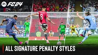 EA SPORTS FC 24 | All Signature Penalty Styles