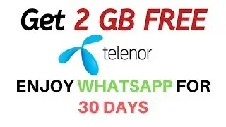 2 GB Free Telenor Sim Whatsapp Package Code 2019 | Monthly Whatsapp Offer