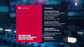 ProSieben Impressum (2024)