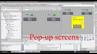 TIA Portal WinCC pop-up screen