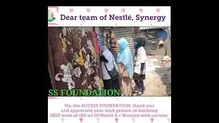 Milk distribution 🥛 in partnership with Nestle India