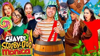 NOS TRANSFORMAMOS NA TURMA DA MONICA , SCOOBY DOO E CHAVES!! QUAL A MELHOR?!