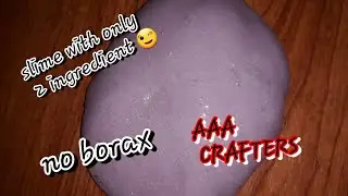 DIY slime making with just two ingredients | BY AAA CRAFTERS