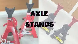 Double Lock & Single Lock Axle Stands... Automobile Garage Tools & Equipments..