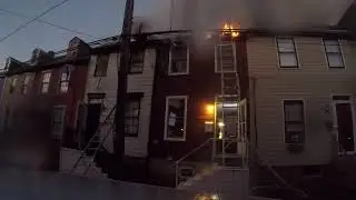 Harrisburg City, PA Rowhome Fire Midtown Section