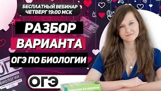 Разбор варианта ОГЭ по биологии