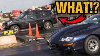Old Jeep Grand Cherokee SHOCKS New Drag Racing Machines