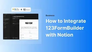How to Connect 123FormBuilder to Notion via Zapier (Step-by-Step Tutorial) | 123FormBuilder