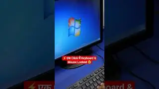 Keyboard⚡️Mouse Locked in just one click🔥🤓 
