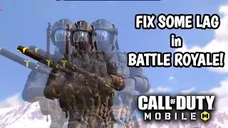 HOW TO FIX LAG IN CALL OF DUTY MOBILE SOLO VS SQUAD GAMEPLAY
