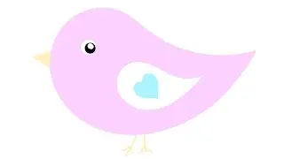 Draw a bird in Illustrator. Рисуем птицу в иллюстраторе