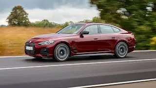 BMW 4 Series Gran Coupé (2022) driving