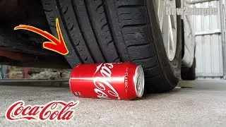 Car vs Coke Experiment 30 + Slowmo: 车vs可乐