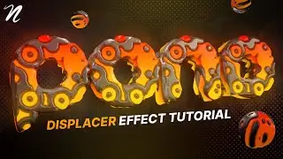 Tutorial: C4D Displacer Object/Text Effect by Qehzy