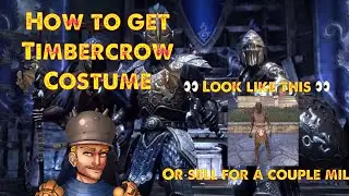 ESO Premium Side Quest/Golden Curiosity Timbercrow Costume Free Outfit For Questing or Sell a Mil