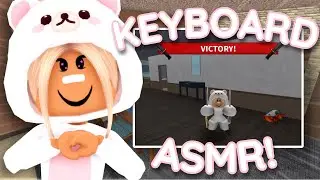[MM2] PLAYING MM2 AS A BEAR + KEYBOARD ASMR!