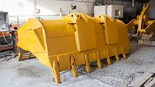 Ремонт ковша фронтального погрузчика CAT 966H