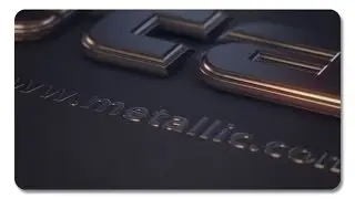 Metallic Text  | After Effects Template