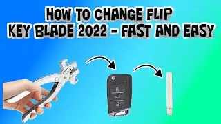 HOW TO CHANGE FLIP KEY BLADE 2022 - FAST AND EASY