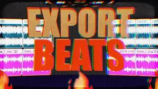 How to Export Beats FAST 🔥