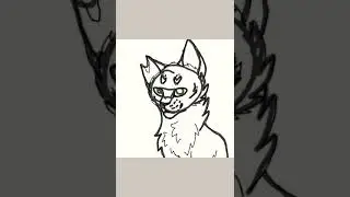 Мой рисунок кота в IbisPaint