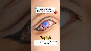Honkai Star Rail Aventurine Contact Lenses #uniqso #aventurine #hsr #shorts #cosplay #honkaistarrail