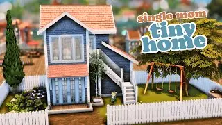 Single Mom Tiny Home - The Sims 4 Speed Build (No CC)