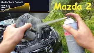 1.5 Mazda 2 Throttle Body DIAGNOSIS , Removal , Clean , Replacement ts2
