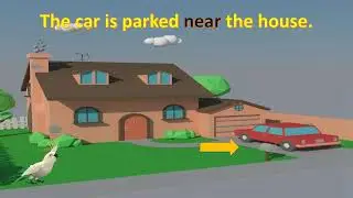 Preposition  (over, near)