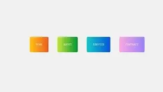 Gradient Animated Buttons on Hover Only Using HTML & CSS