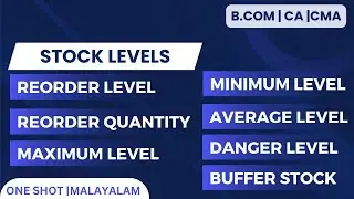Stock Levels | Material Costing & Stock Levels | Expert Tips